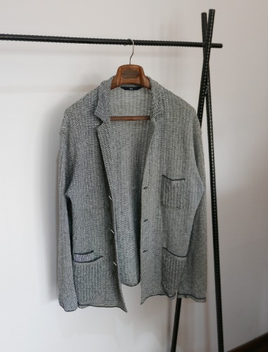 45r cotton knitting 3b jacket