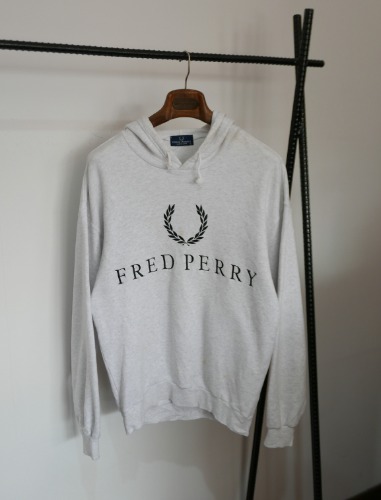FRED PERRY cotton hoody made in japan