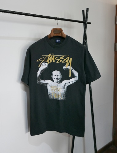 STUSSY vintage printing t shirt MADE IN MEXICO