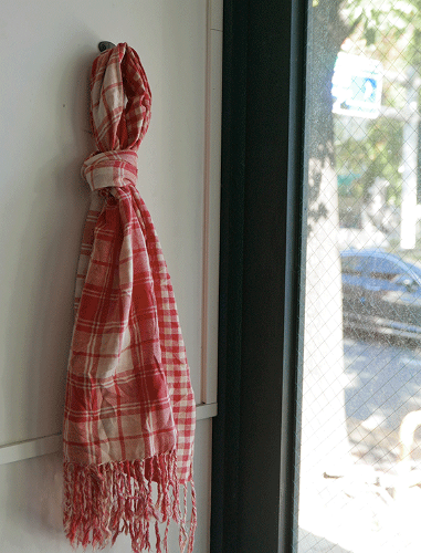 GINGHAM CHECK SCARF