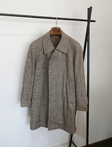 CROMBIE SCOTLAND FABRIC mac coat