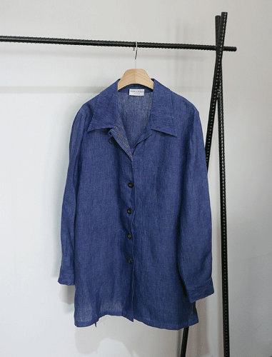 FEDERICA BOLLERO linen long shirts MADE IN ITALY