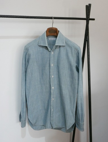SOVEREIGN BY UNITED ARROWS chambray shirts MADE IN JAPAN