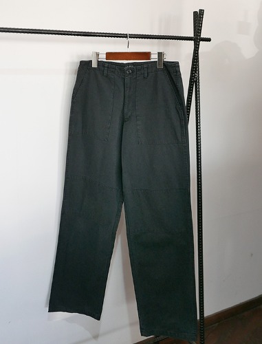 WASHED CANVAS fatigue pants