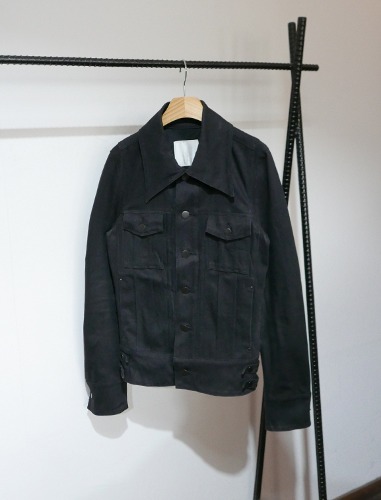 OQURUMA black cotton jacket MADE IN JAPAN