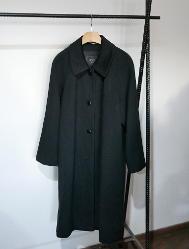 VESTINA pure cashmere wool long coat