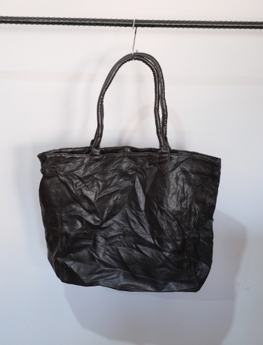 recurrence leather tote bag