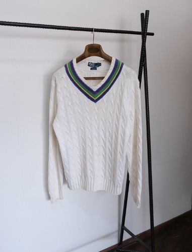 POLO RALPH LAUREN cotton criket knit
