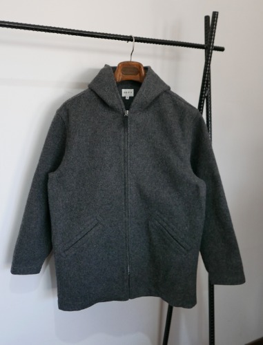 DEPT melton wool hoody jumper