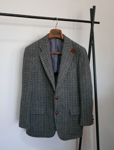 J.PRESS tweed wool standard fit tailored jacket