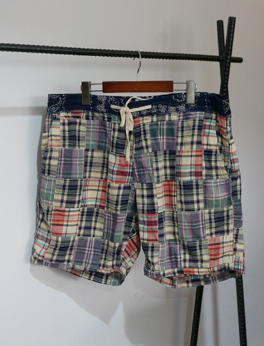 DENIM SUPPLY BY POLO RALPH LAUREN patchwork shorts
