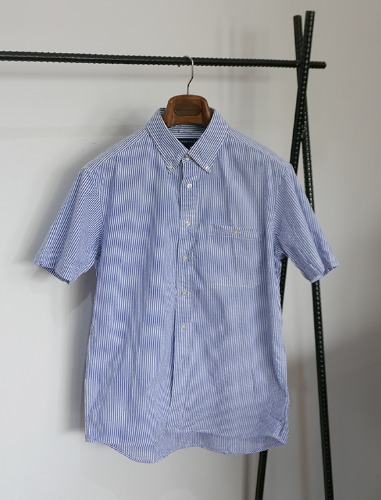 LAND&#039;S END stripe button down shirt