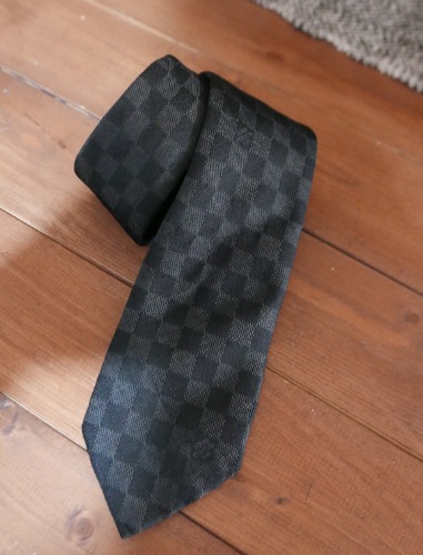 LOUIS VUITTON silk tie MADE IN ITALY