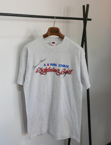 LIGHTINING BALL printing half t shirt MADE IN USA