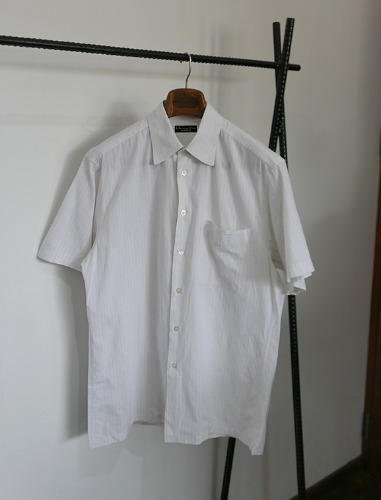 CHRISTAN DIOR cotton linen half shirts