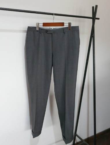 INTERNATIONAL GALLERY BEAMS charcoal grey tailored pants