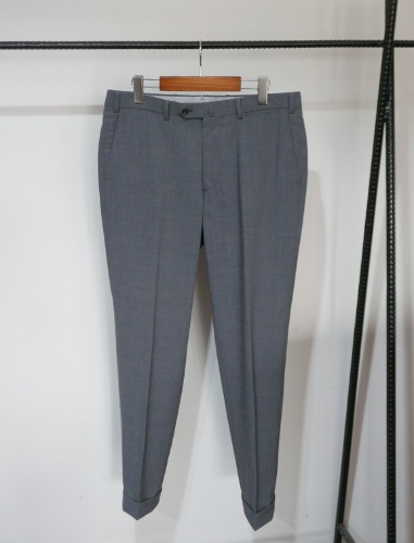 BARNEY&#039;S NEWYORK light grey tailored pants MADE IN JAPAN
