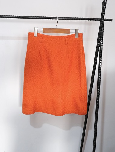 OLIVER orange wool skirts MADE IN ITALY