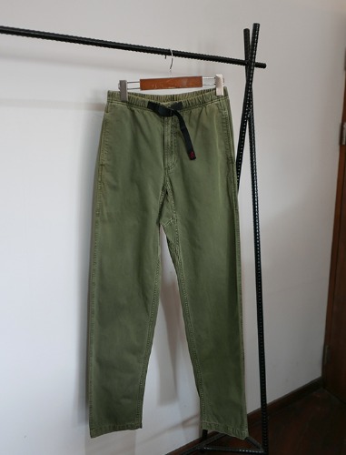 GRAMICCI khaki slim fit easy pants made in usa