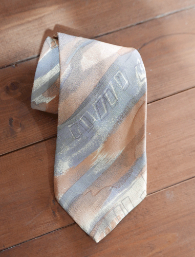 COURREGES HOMME silk tie MADE IN ITALY