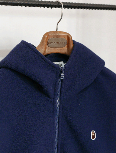 BAPE fleece hoody jumper MADE IN JAPAN