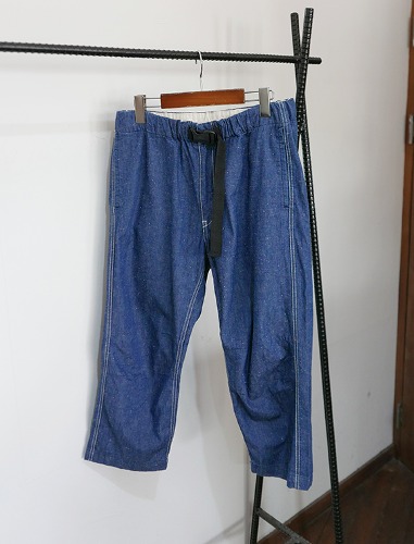 CHAMBRAY cotton string pants MADE IN JAPAN