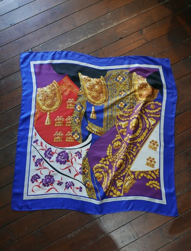 LOEWE silk scarf MADE IN ITALY