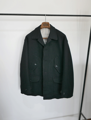 Y&#039;s for men military melton wool jacket MADE IN JAPAN
