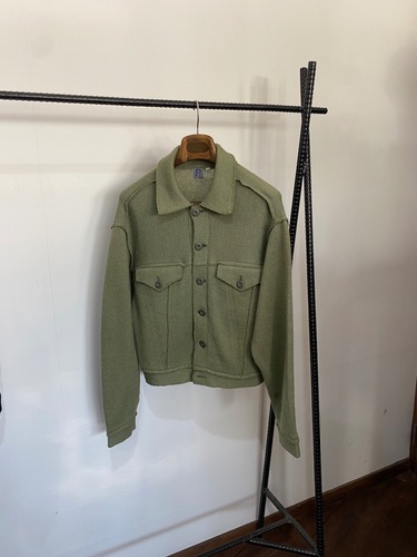 NEPENTHES wool loose fit trucker  jacket MADE IN JAPAN