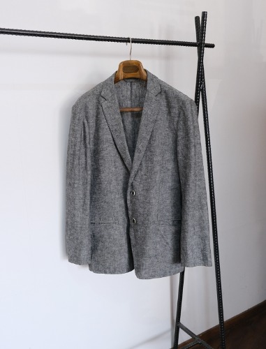 CALVIN KLEIN linen cotton tailored jacket